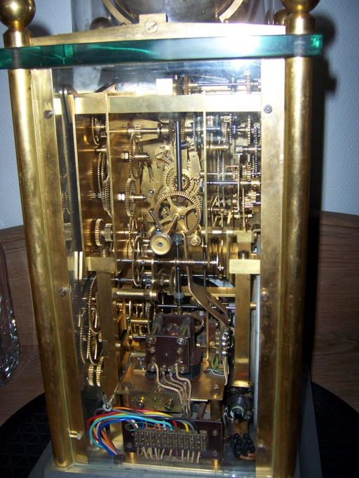 Photo of the rear side of clock No. 1